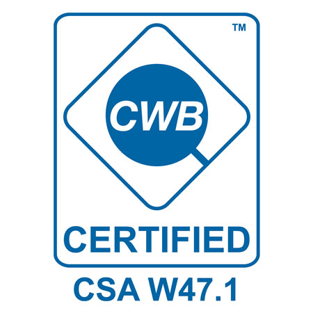 BurndRed Welding and Fab Inc. is CWB Certified
